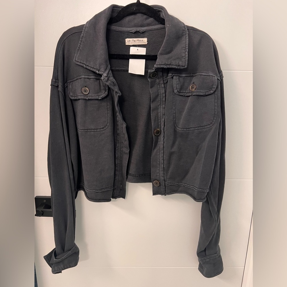 NWT - Free People - We The Free Saturday Shirt Jacket - Picture 4 of 8